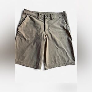 lululemon athletica Men's Khaki Flat Front Shorts
